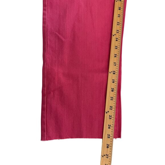 BlankNYC Women's The Baxter Ribcage Straight Leg Pink Crop Denim Sz 29 NWT - Picture 10 of 10